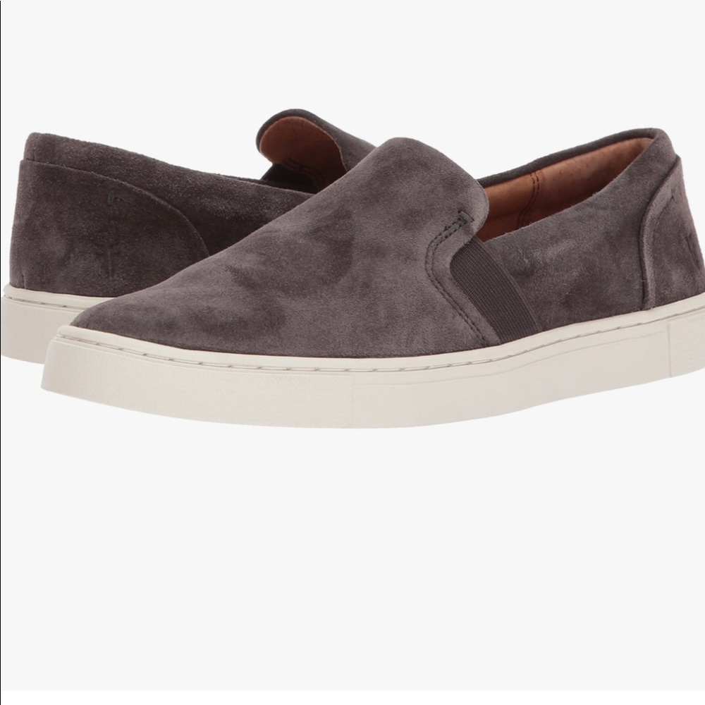 Frye Ivy suede slip ons